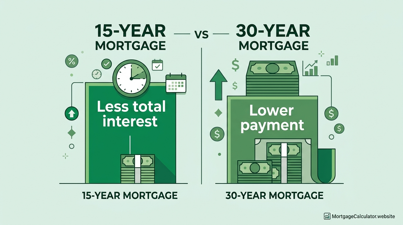 15-year vs 30-year mortgage comparison