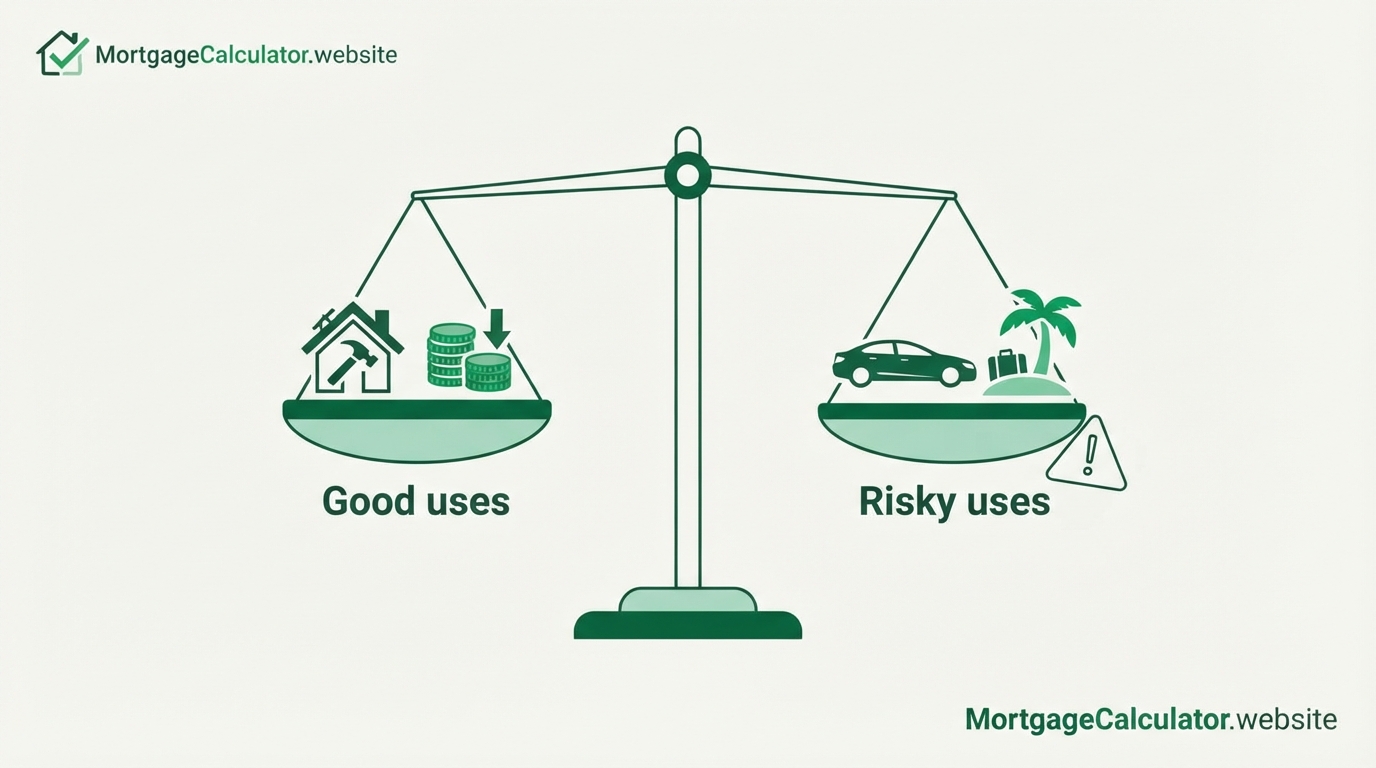 Are cash-out refinances worth it, weighing good vs risky uses