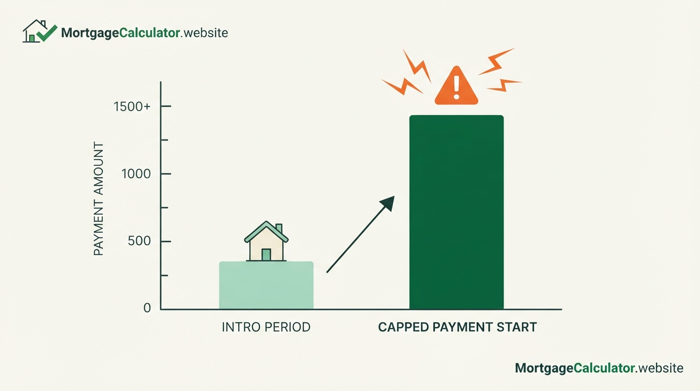 ARM payment shock from intro rate to lifetime cap