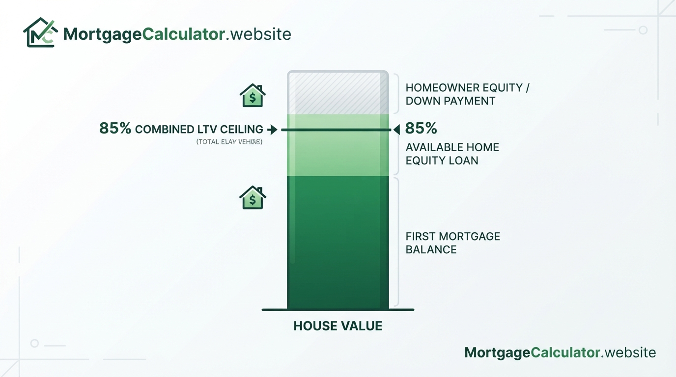 How much you can borrow with a home equity loan by CLTV