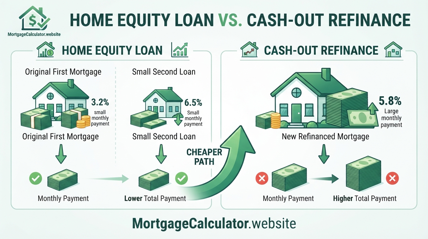 Home equity loan vs cash-out refinance compared