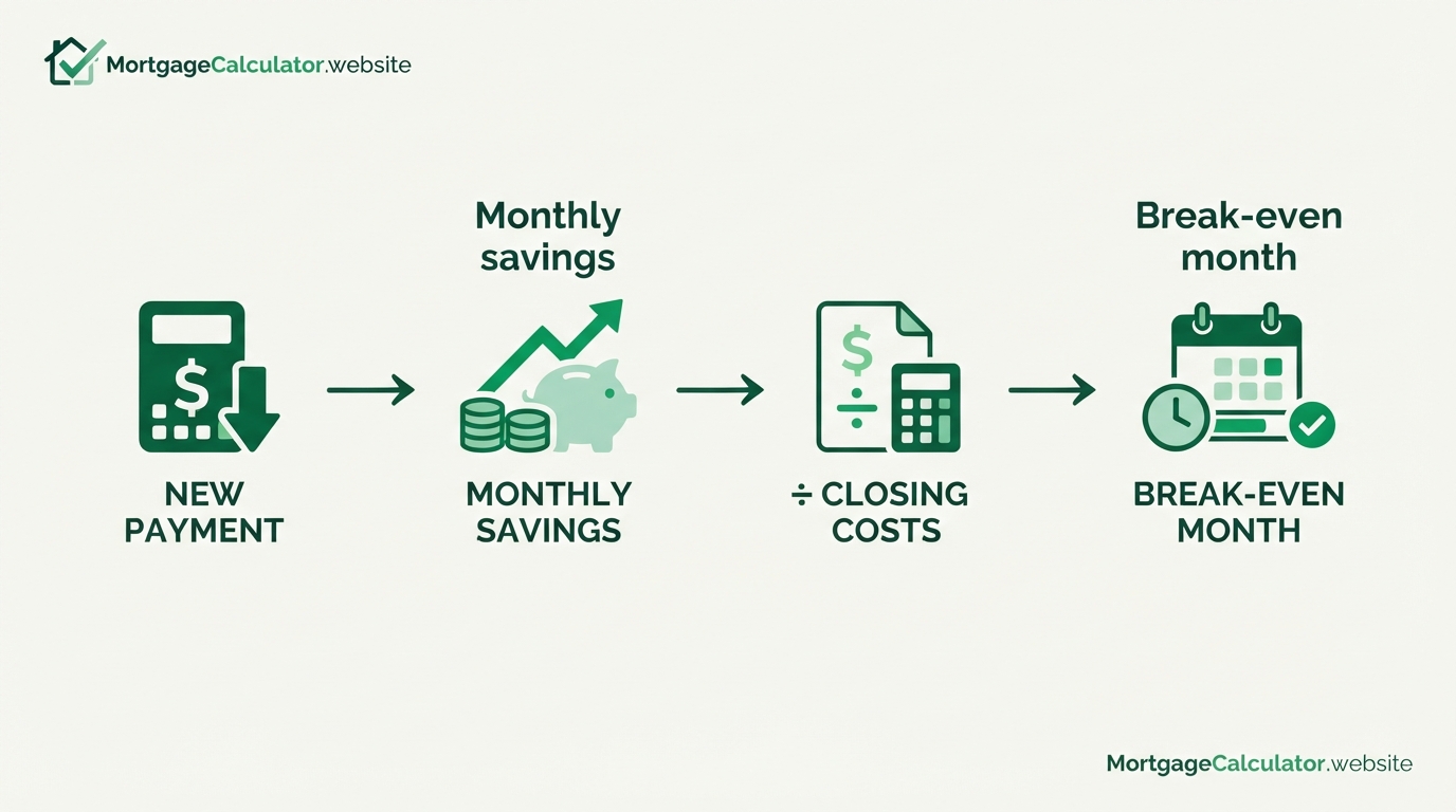 How a refinance calculator works step by step