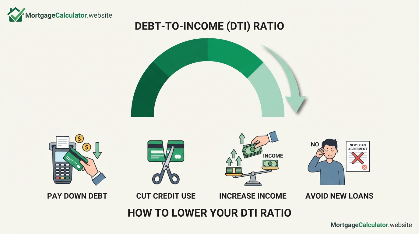 How to lower your debt-to-income ratio before applying