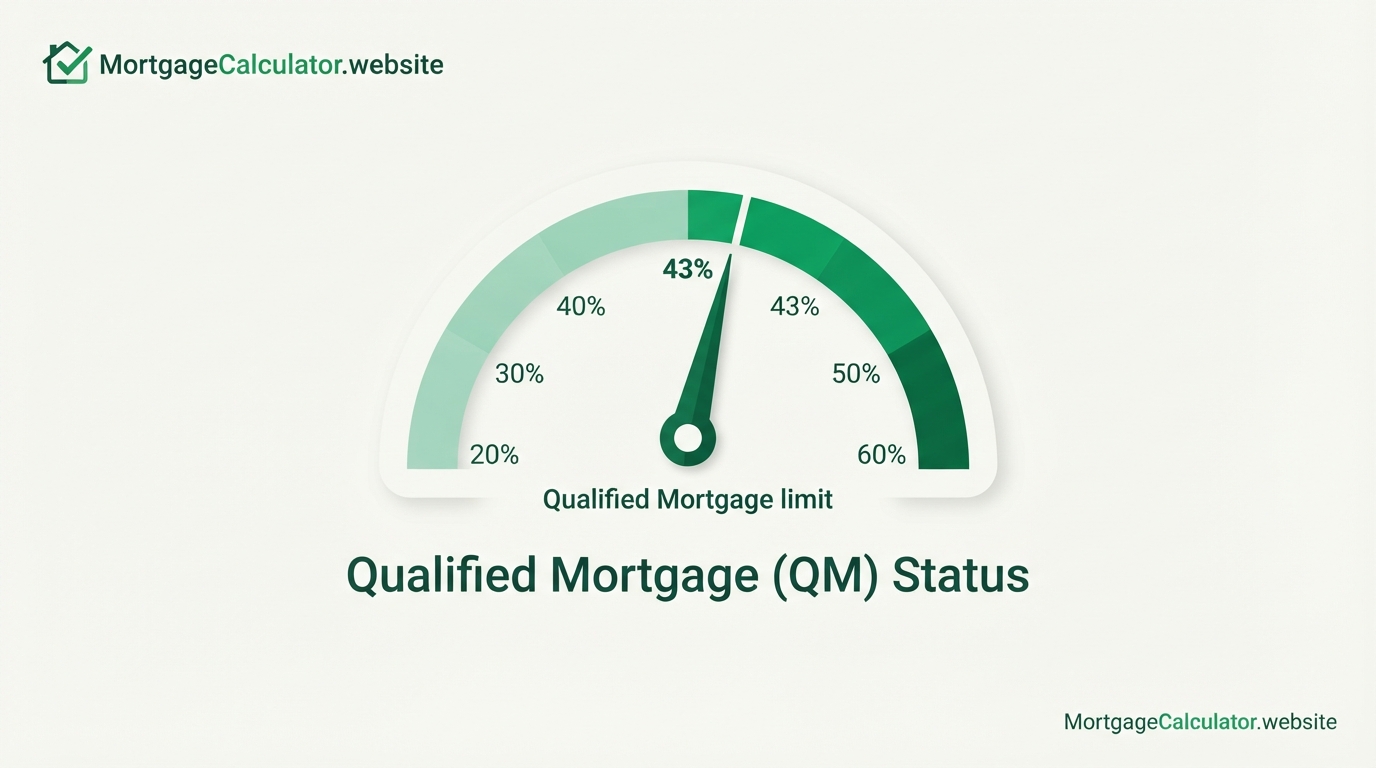 Is 43 percent DTI too high, qualified mortgage limit