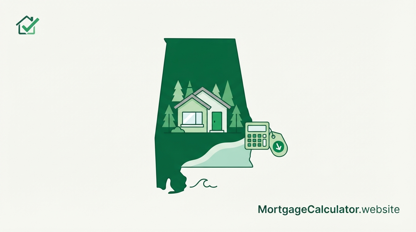 Alabama mortgage calculator with local taxes and loan limits