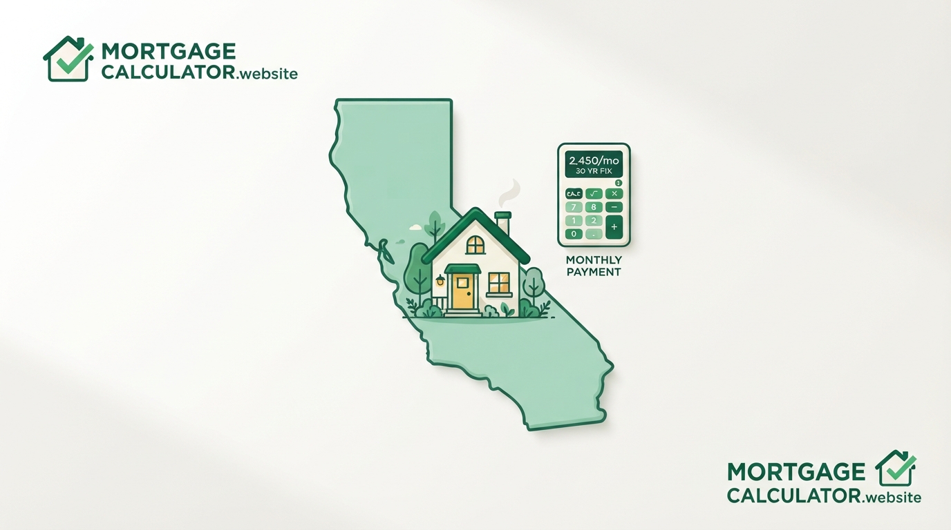 California mortgage calculator with local taxes and loan limits