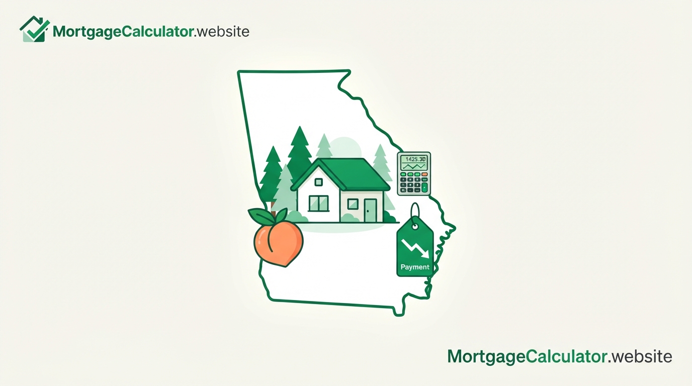 Georgia mortgage calculator with local taxes and loan limits