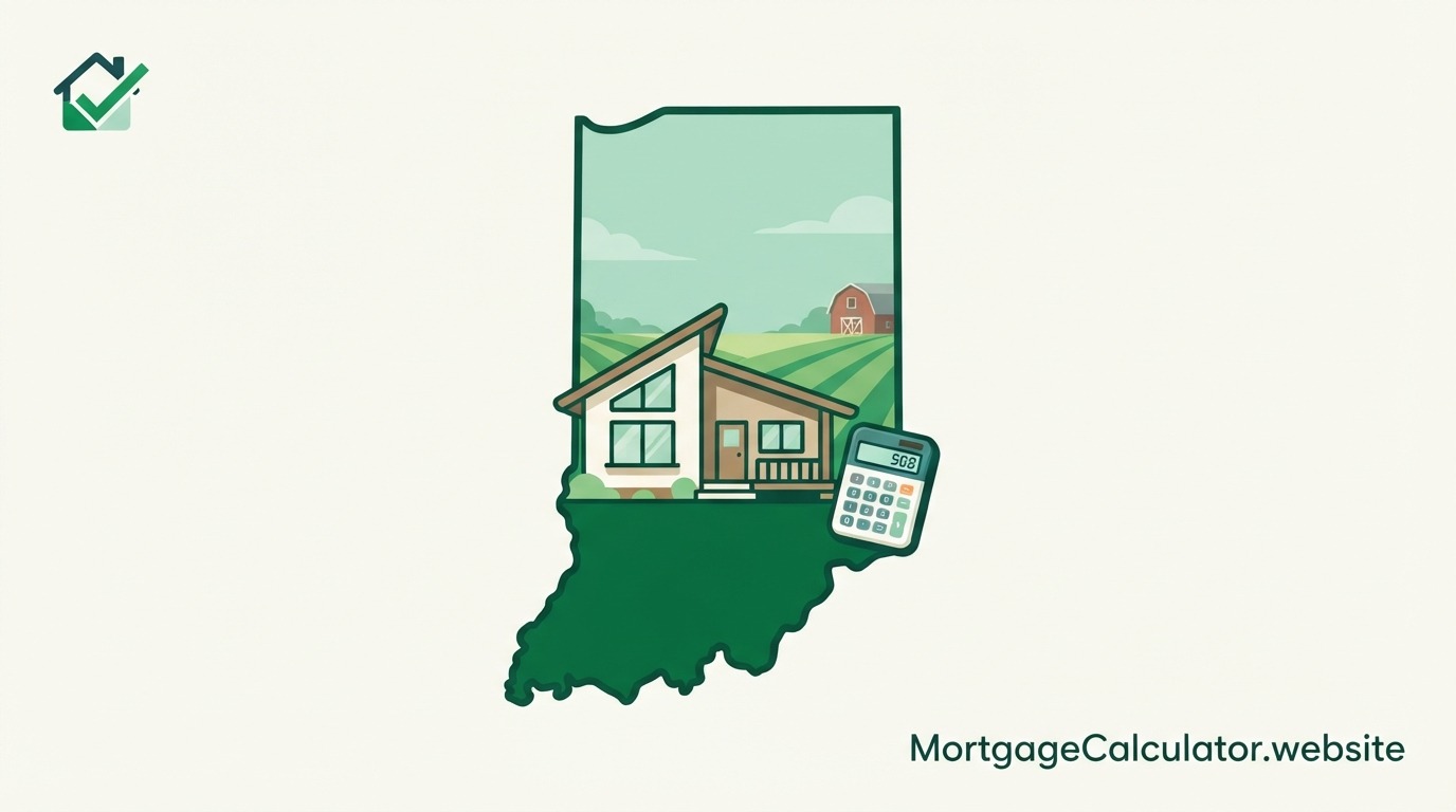 Indiana mortgage calculator with local taxes and loan limits