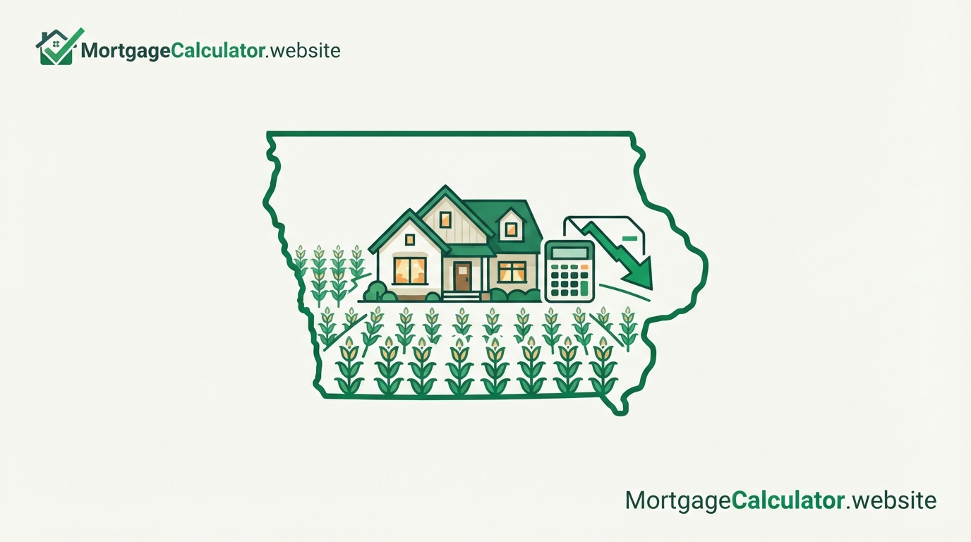 Iowa mortgage calculator with local taxes and loan limits