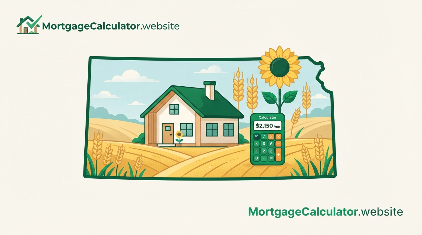 Kansas mortgage calculator with local taxes and loan limits