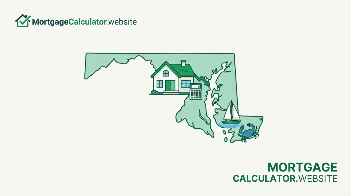 Maryland mortgage calculator with local taxes and loan limits