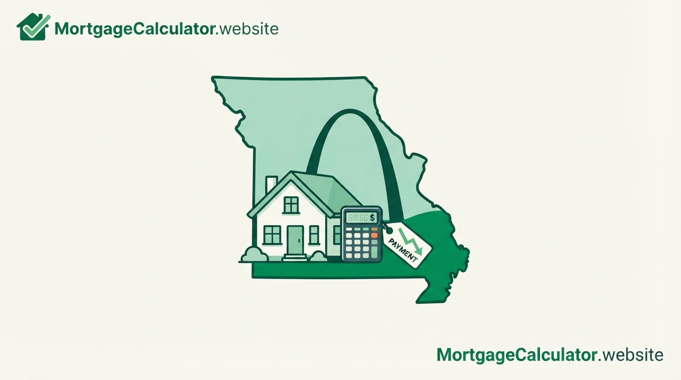 Missouri mortgage calculator with local taxes and loan limits