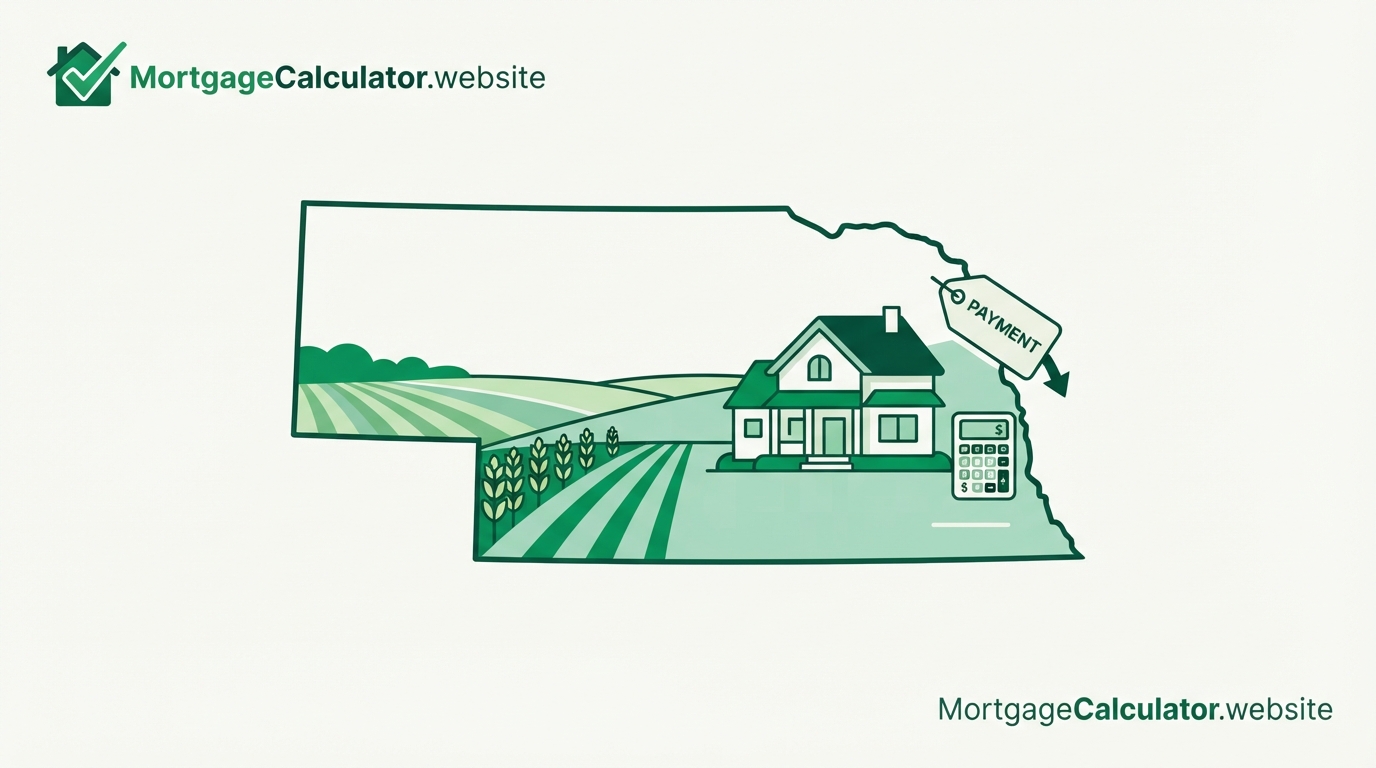 Nebraska mortgage calculator with local taxes and loan limits