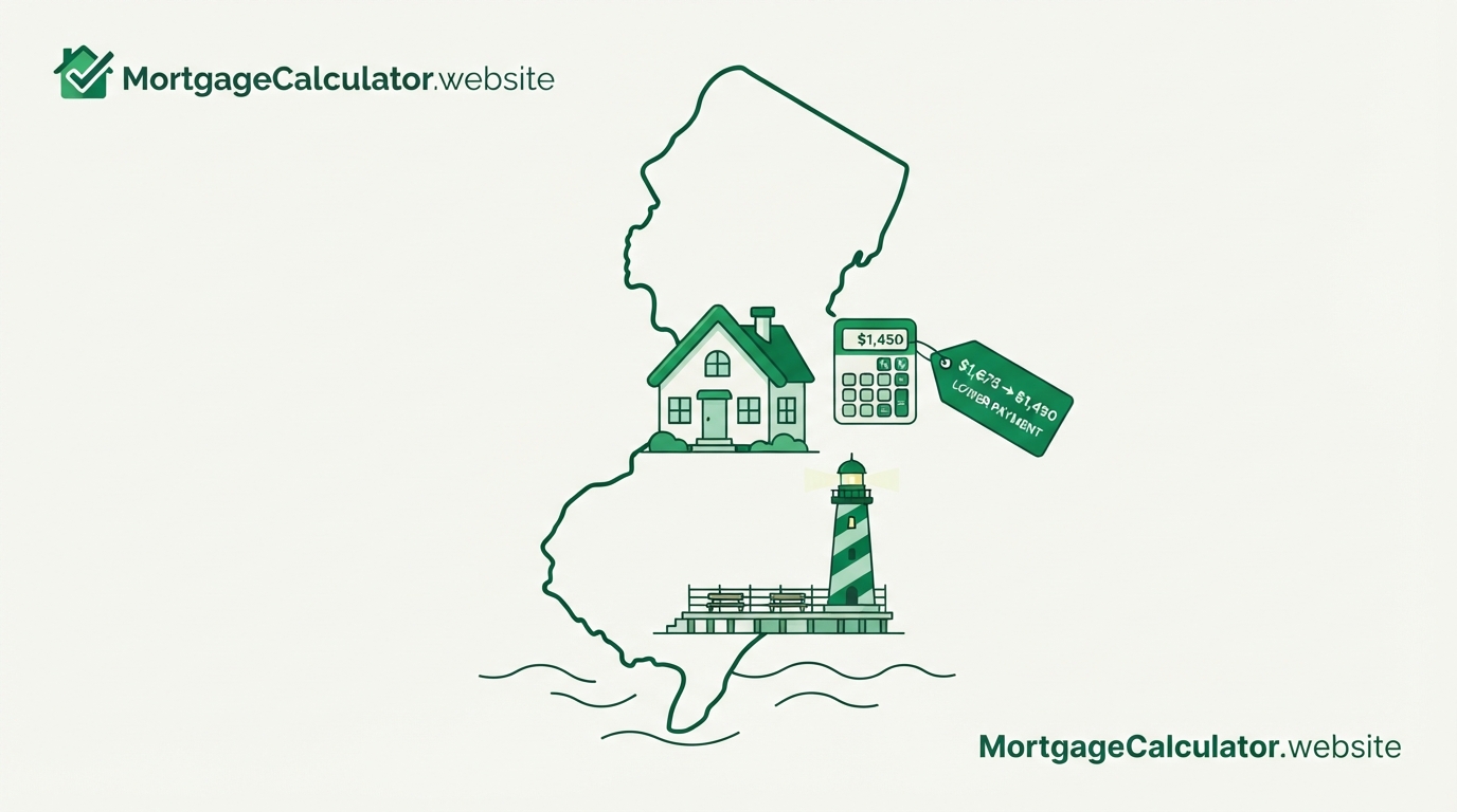 New Jersey mortgage calculator with local taxes and loan limits