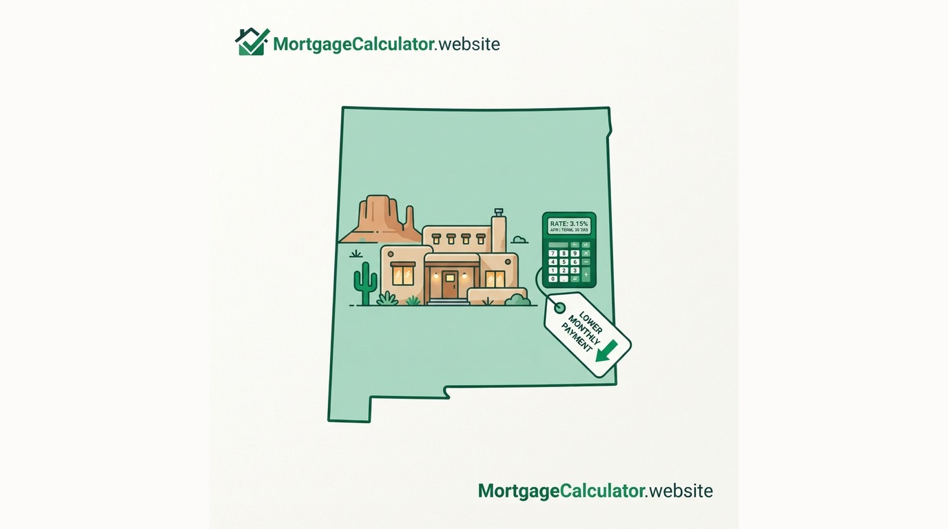 New Mexico mortgage calculator with local taxes and loan limits