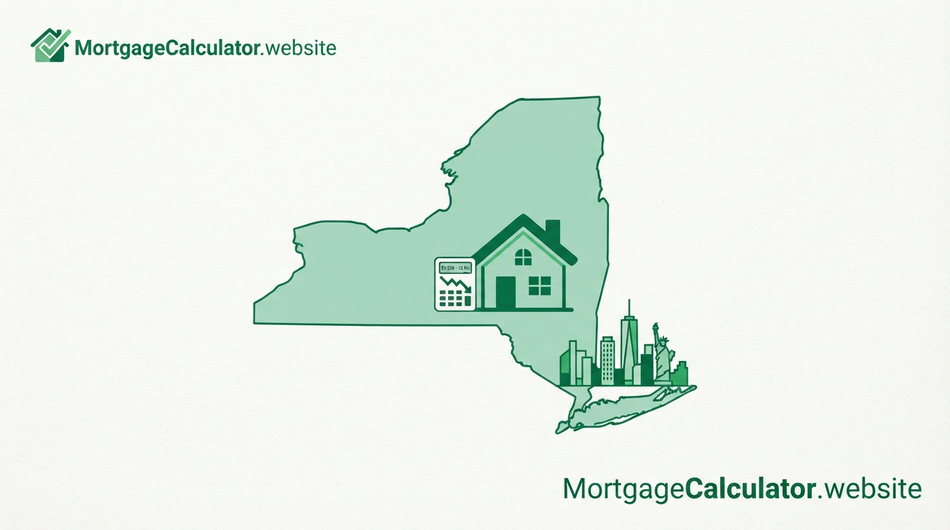 New York mortgage calculator with local taxes and loan limits