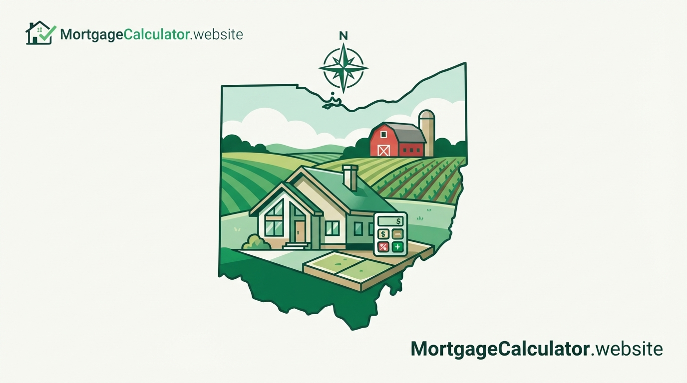 Ohio mortgage calculator with local taxes and loan limits
