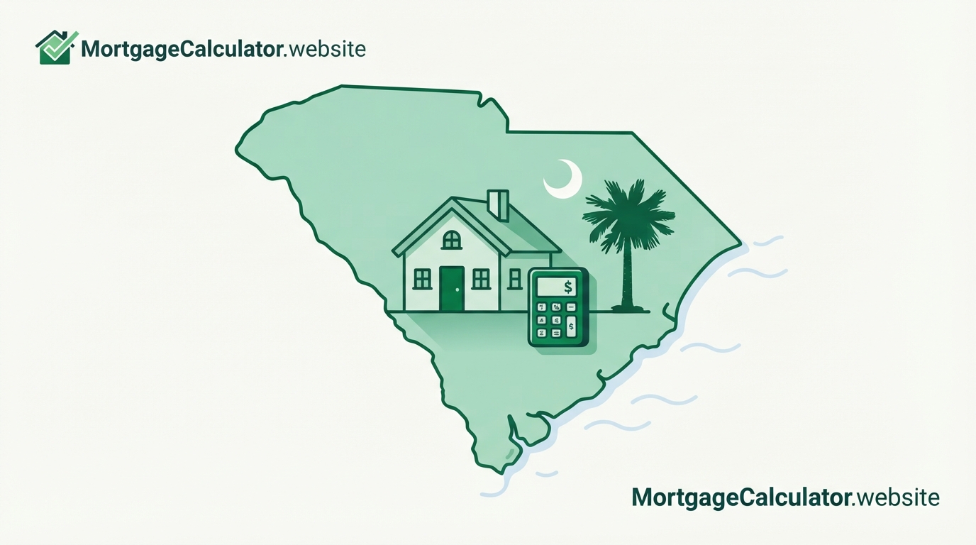 South Carolina mortgage calculator with local taxes and loan limits