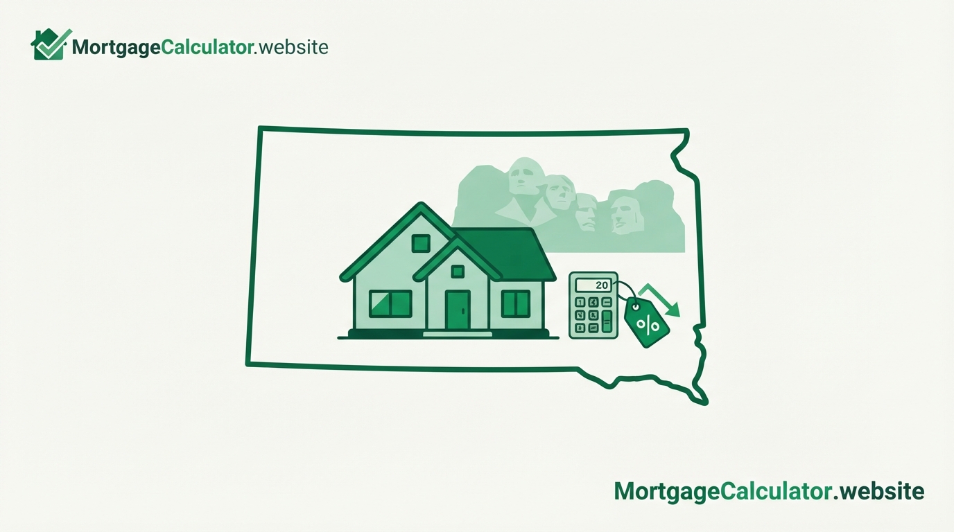 South Dakota mortgage calculator with local taxes and loan limits