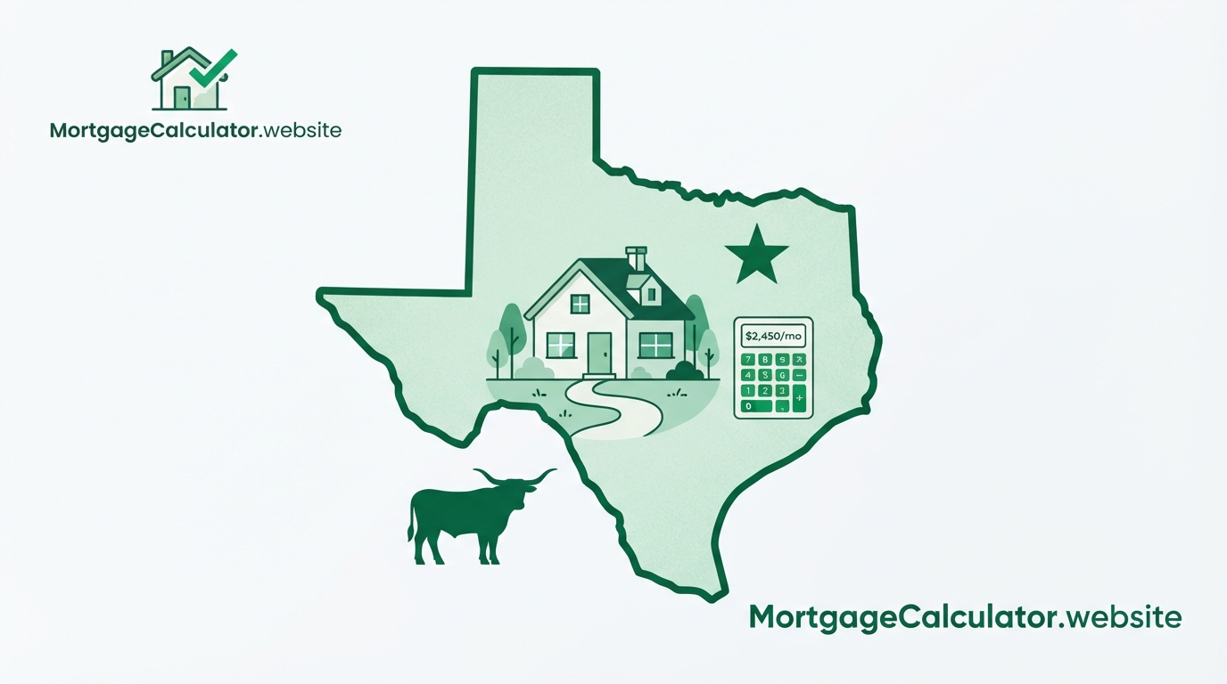 Texas mortgage calculator with local taxes and loan limits