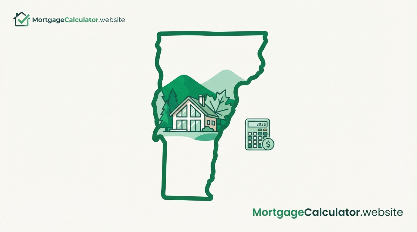Vermont mortgage calculator with local taxes and loan limits