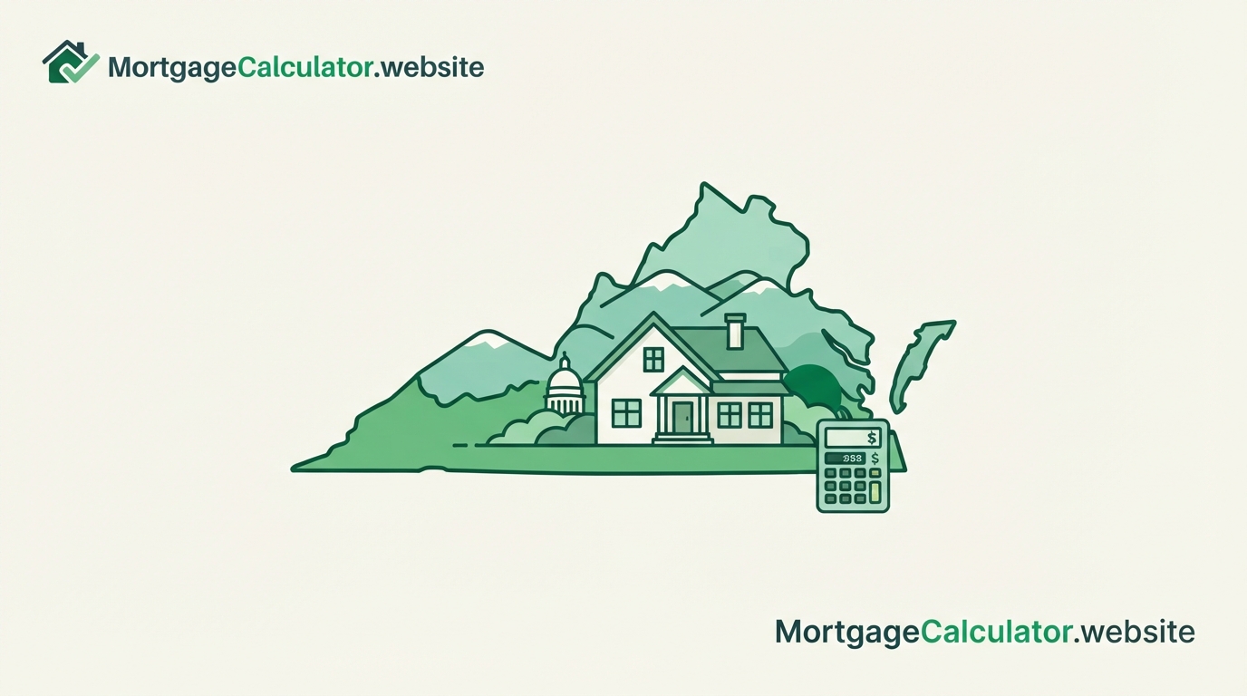 Virginia mortgage calculator with local taxes and loan limits