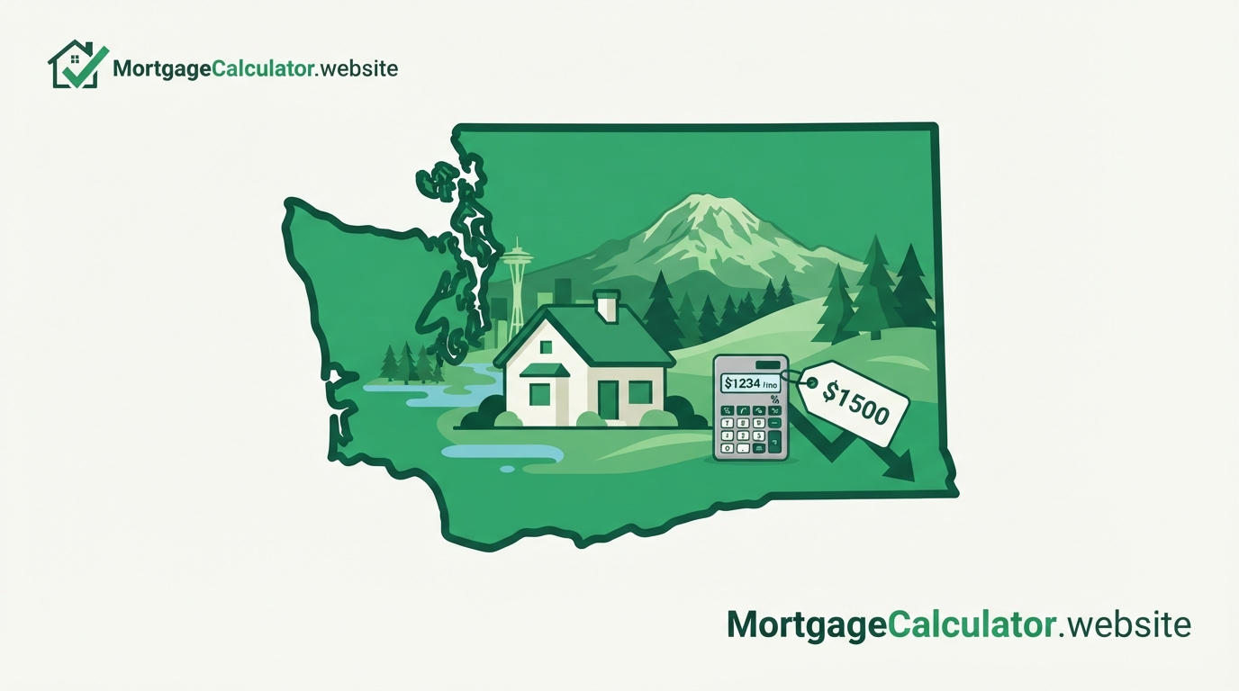 Washington mortgage calculator with local taxes and loan limits