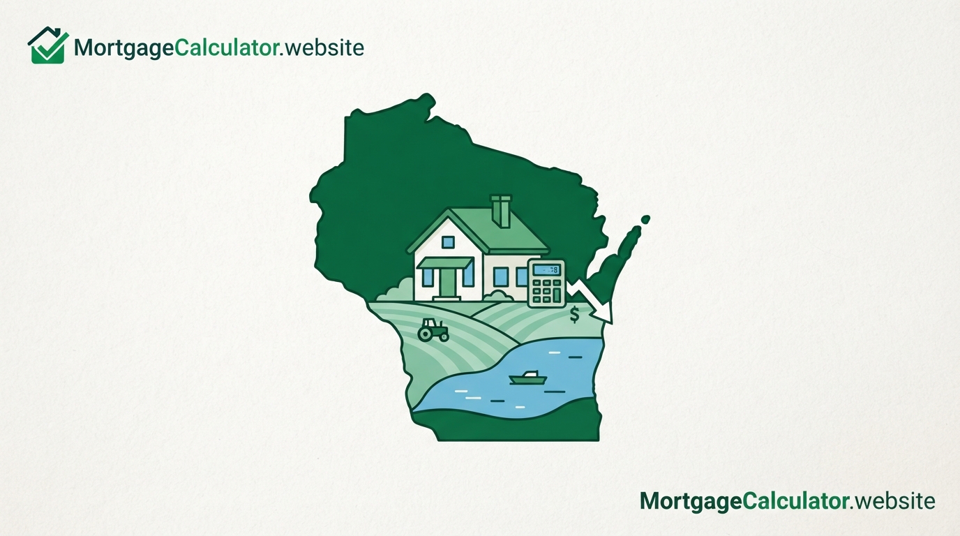 Wisconsin mortgage calculator with local taxes and loan limits