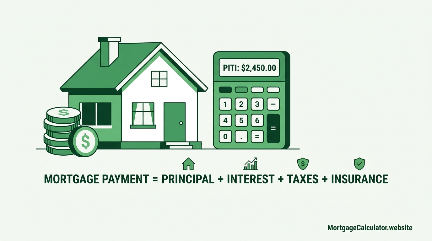 How a mortgage calculator computes your monthly payment