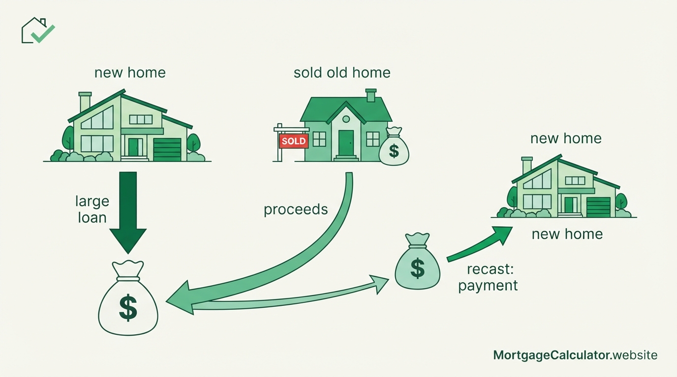 Recasting a new mortgage after selling your old home