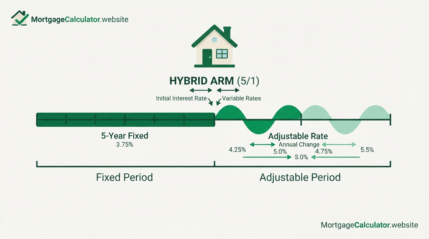 What an adjustable-rate mortgage is and how it works