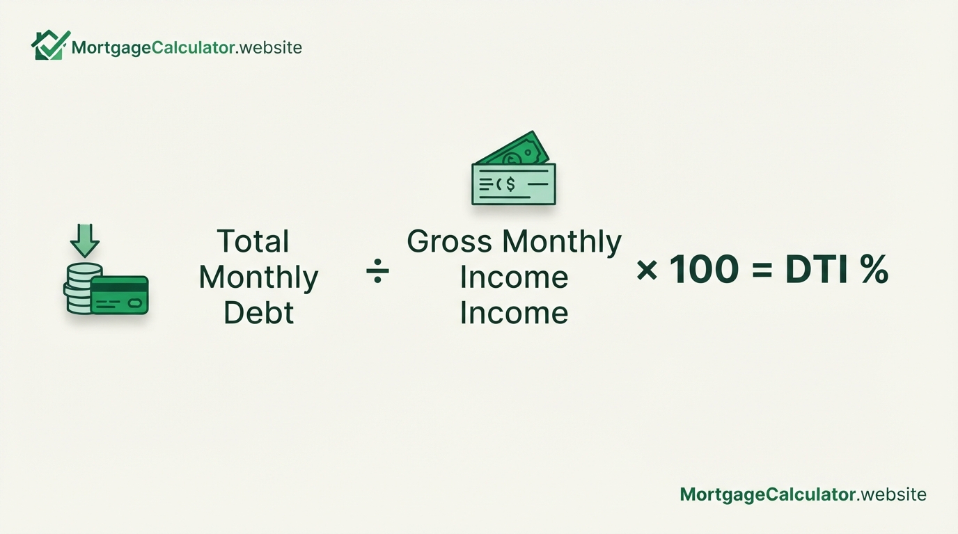 What is DTI and how the debt-to-income formula is calculated